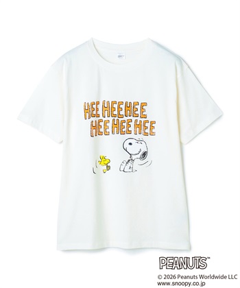 chara station 【PEANUTS/ピーナッツ】スヌーピー/SNOOPYヴィンテージ風カスレプリント半袖Tシャツ_subthumb_21