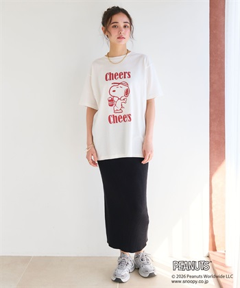 chara station 【PEANUTS/ピーナッツ】SNOOPY/スヌーピー『Cheers』プリント半袖Tシャツ_subthumb_17