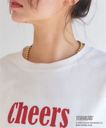 chara station 【PEANUTS/ピーナッツ】SNOOPY/スヌーピー『Cheers』プリント半袖Tシャツ_subthumb_19