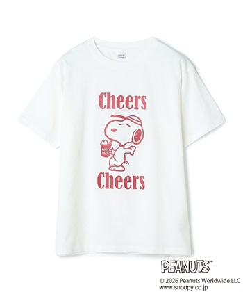 chara station 【PEANUTS/ピーナッツ】SNOOPY/スヌーピー『Cheers』プリント半袖Tシャツ_subthumb_23