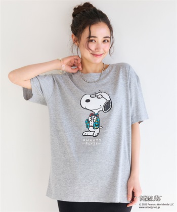 chara station 【PEANUTS/ピーナッツ】SNOOPY/スヌーピー「JOE PREPPY」プリントTシャツ_subthumb_1
