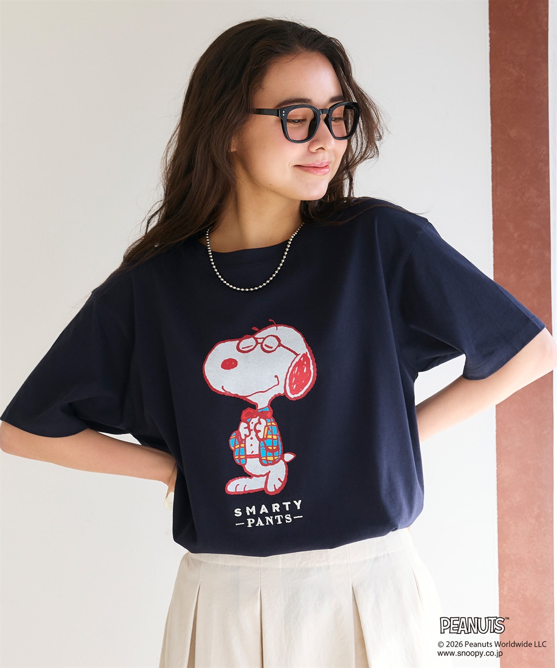 chara station 【PEANUTS/ピーナッツ】SNOOPY/スヌーピー「JOE PREPPY」プリントTシャツ_sub_3