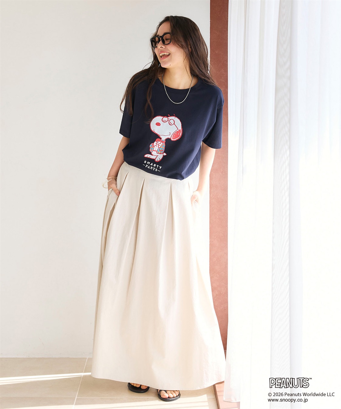 chara station 【PEANUTS/ピーナッツ】SNOOPY/スヌーピー「JOE PREPPY」プリントTシャツ_sub_7