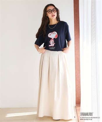 chara station 【PEANUTS/ピーナッツ】SNOOPY/スヌーピー「JOE PREPPY」プリントTシャツ_subthumb_8