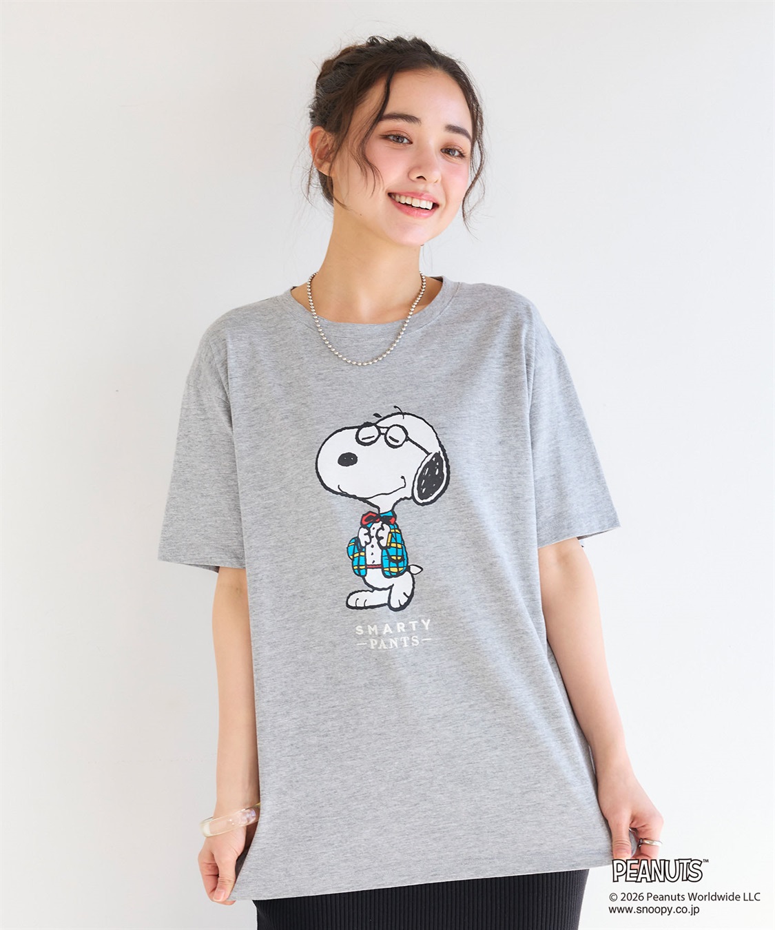 chara station 【PEANUTS/ピーナッツ】SNOOPY/スヌーピー「JOE PREPPY」プリントTシャツ_sub_10