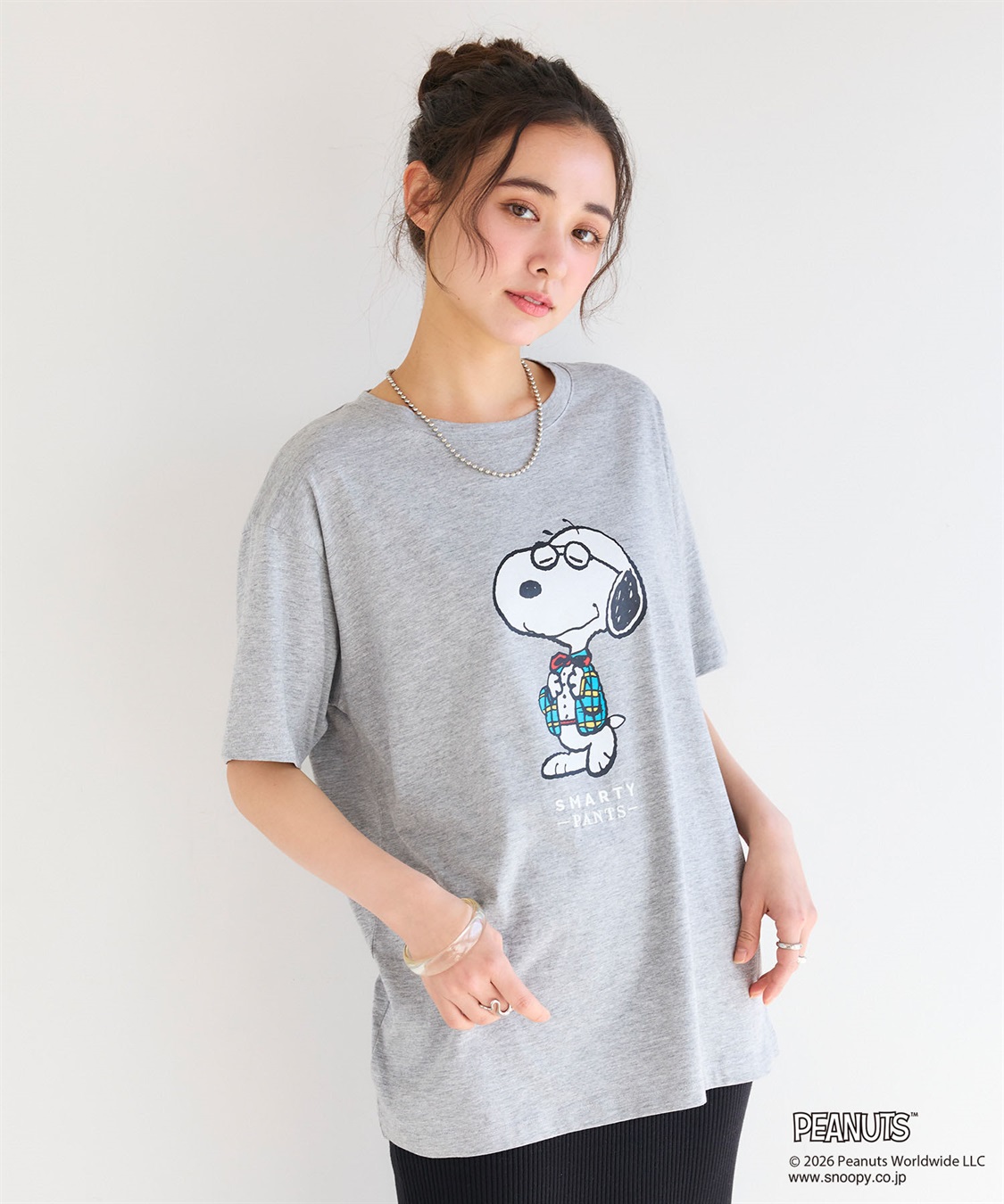 chara station 【PEANUTS/ピーナッツ】SNOOPY/スヌーピー「JOE PREPPY」プリントTシャツ_sub_11