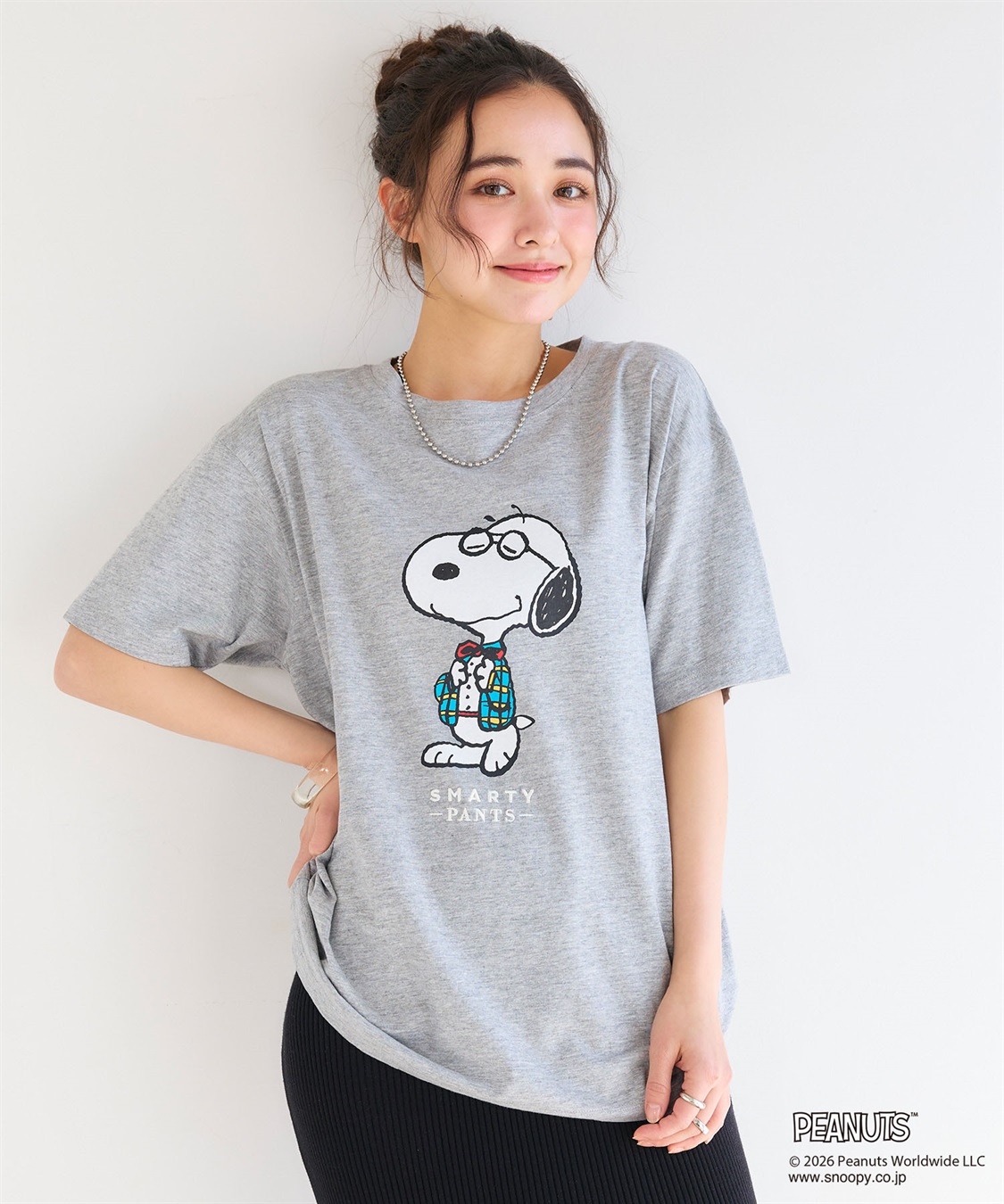 chara station 【PEANUTS/ピーナッツ】SNOOPY/スヌーピー「JOE PREPPY」プリントTシャツ_sub_14