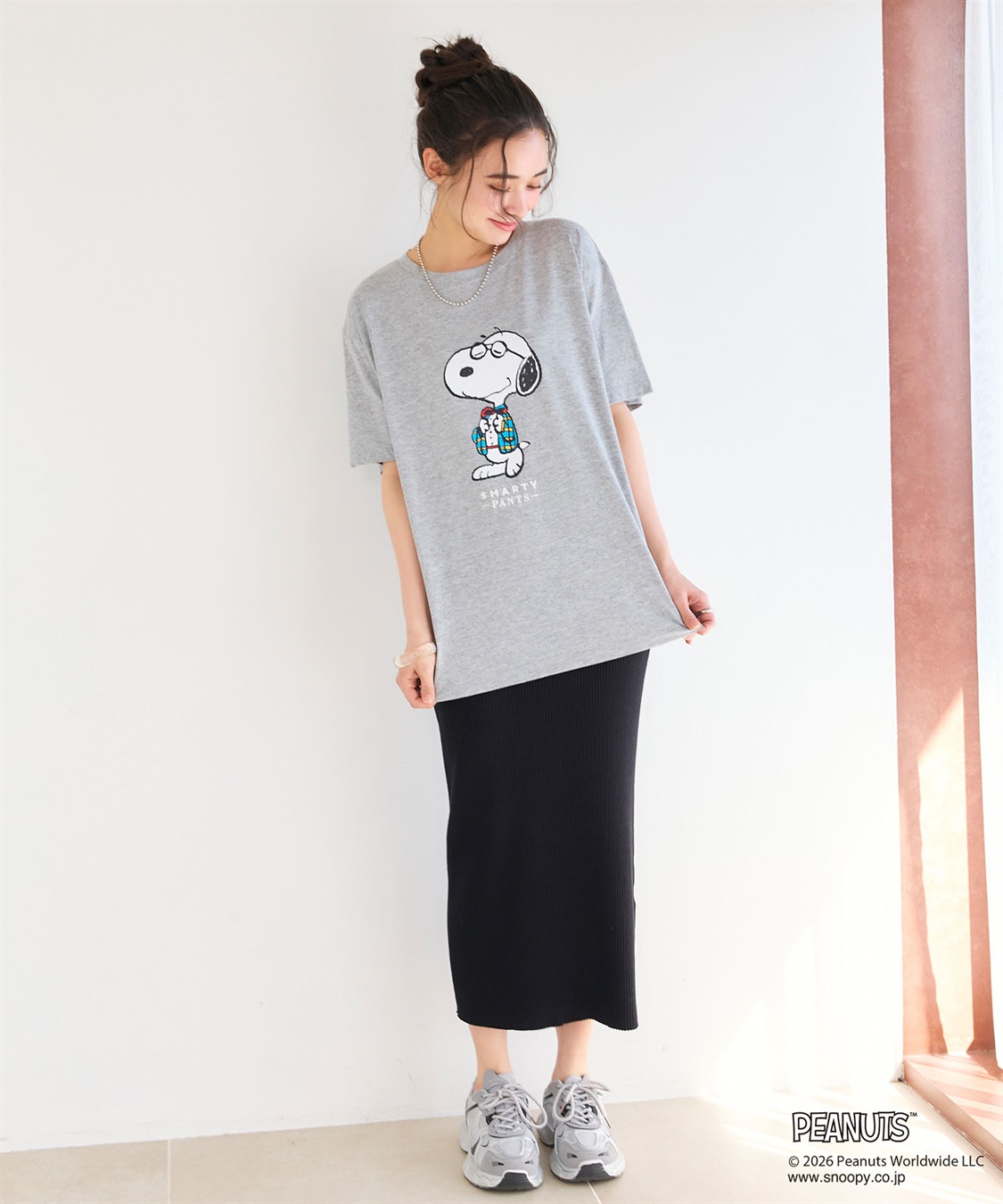 chara station 【PEANUTS/ピーナッツ】SNOOPY/スヌーピー「JOE PREPPY」プリントTシャツ_sub_18