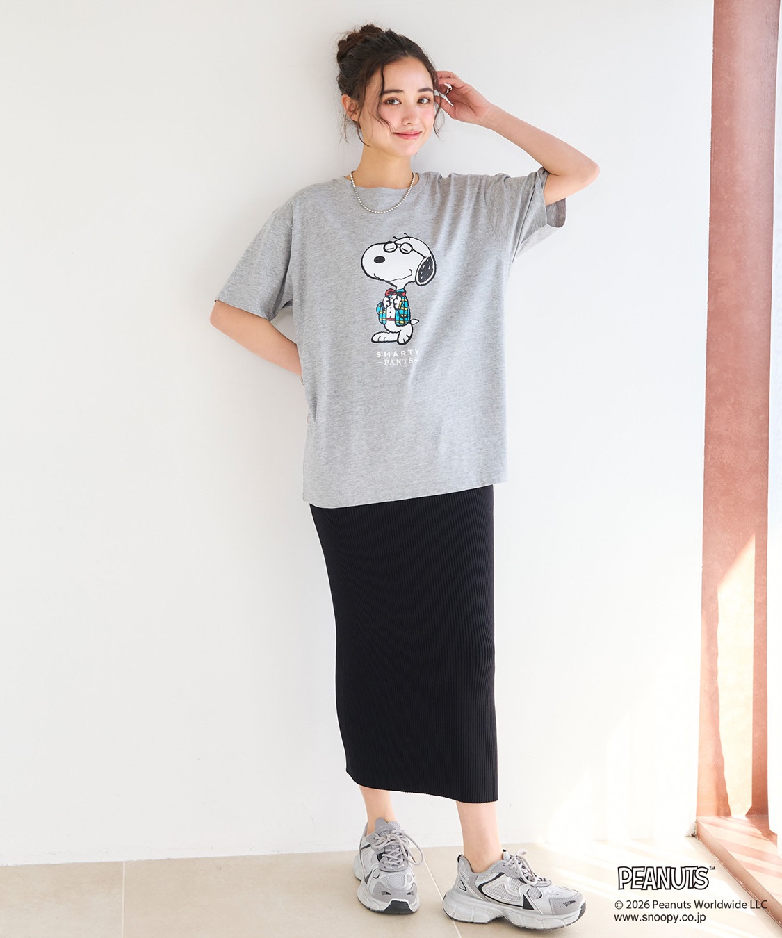chara station 【PEANUTS/ピーナッツ】SNOOPY/スヌーピー「JOE PREPPY」プリントTシャツ_sub_19