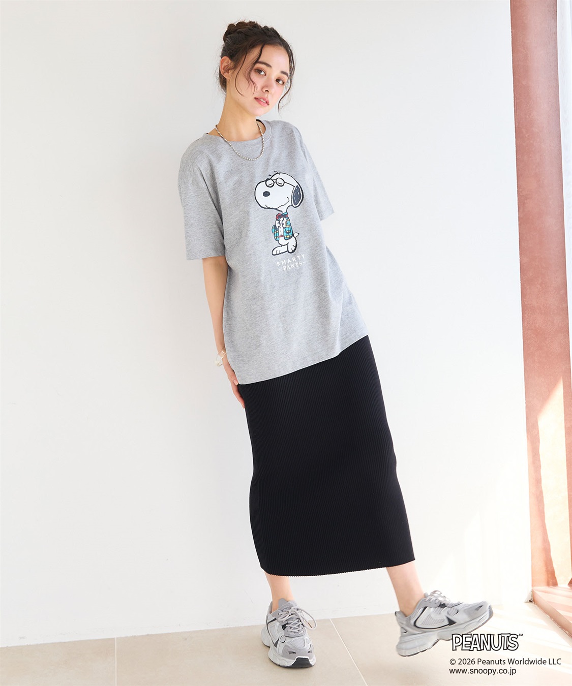 chara station 【PEANUTS/ピーナッツ】SNOOPY/スヌーピー「JOE PREPPY」プリントTシャツ_sub_20