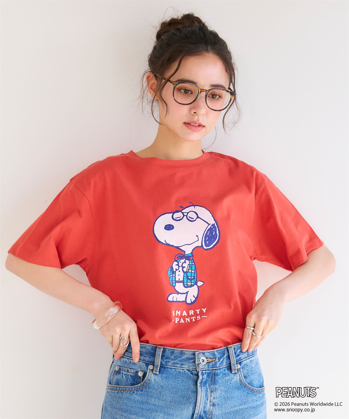 chara station 【PEANUTS/ピーナッツ】SNOOPY/スヌーピー「JOE PREPPY」プリントTシャツ_sub_23