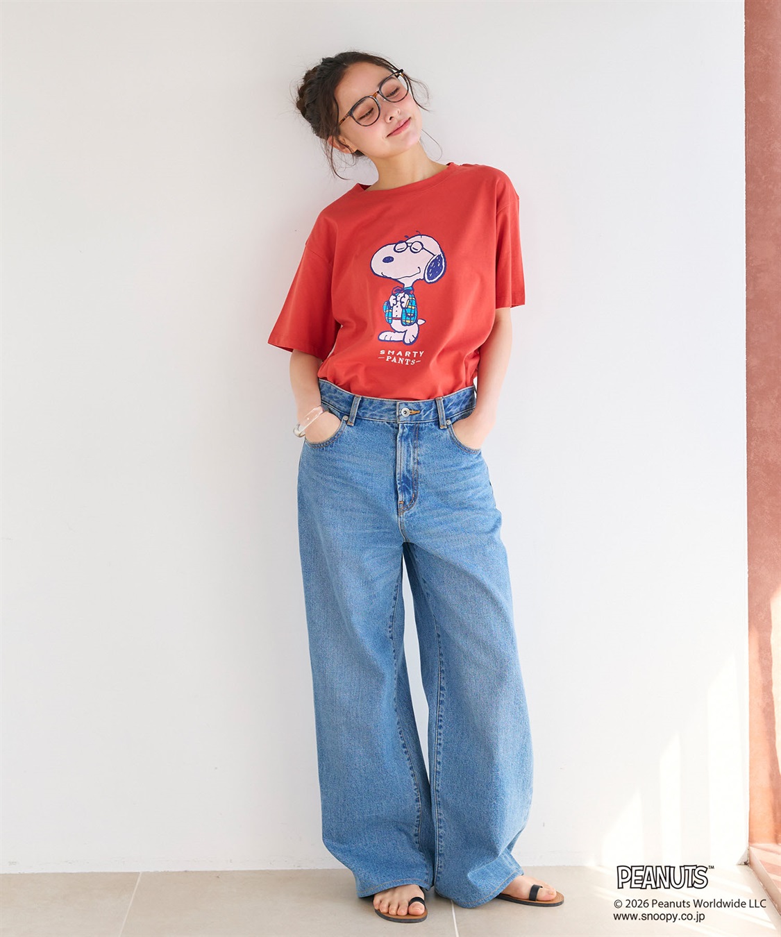 chara station 【PEANUTS/ピーナッツ】SNOOPY/スヌーピー「JOE PREPPY」プリントTシャツ_sub_25
