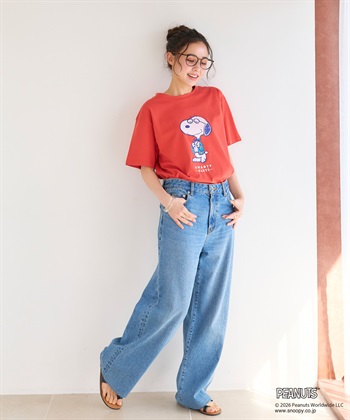 chara station 【PEANUTS/ピーナッツ】SNOOPY/スヌーピー「JOE PREPPY」プリントTシャツ_subthumb_28