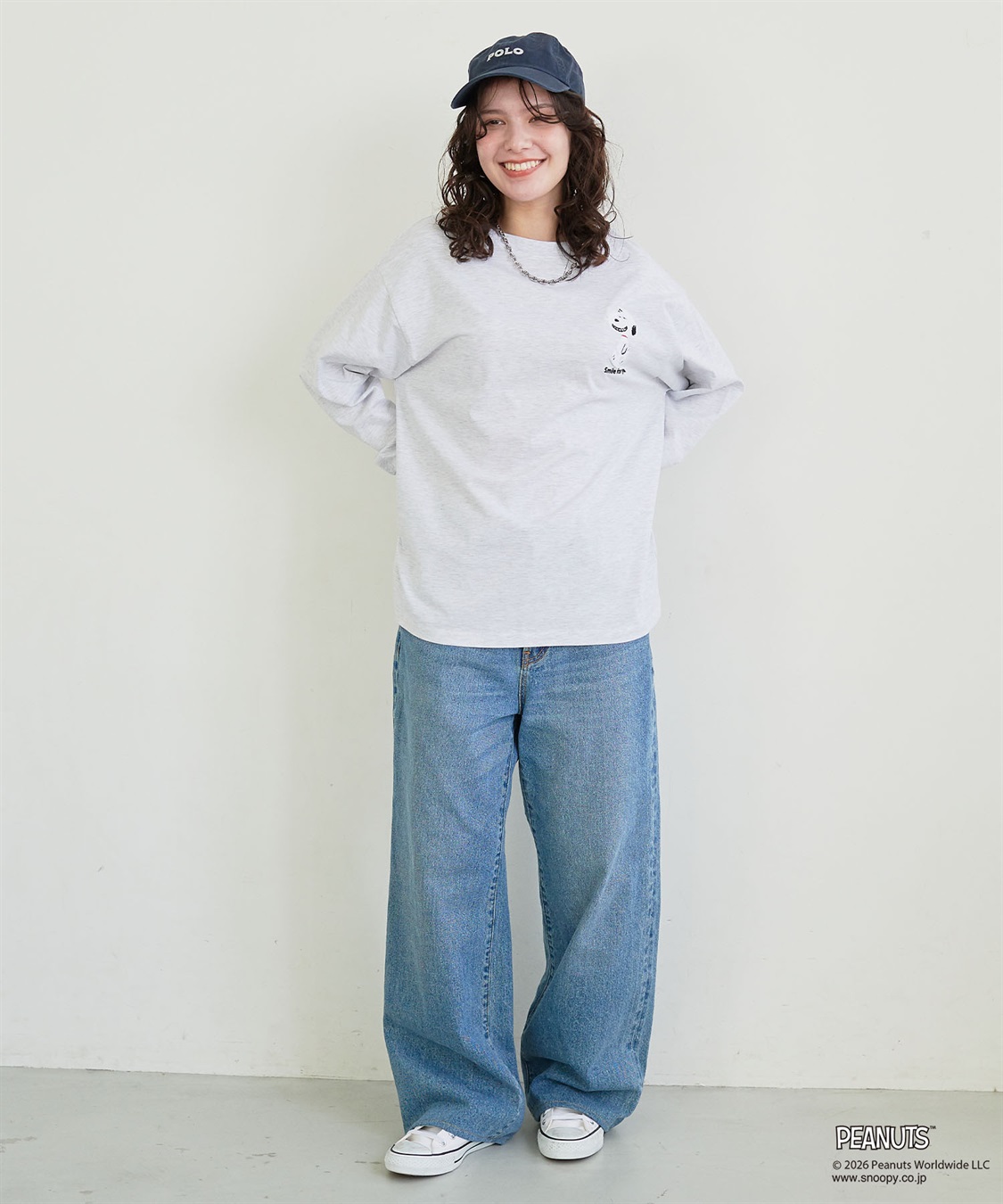 chara station 【PEANUTS/ピーナッツ】スヌーピー/SNOOPY サガラ刺繍ロンT◆別注◆_sub_14