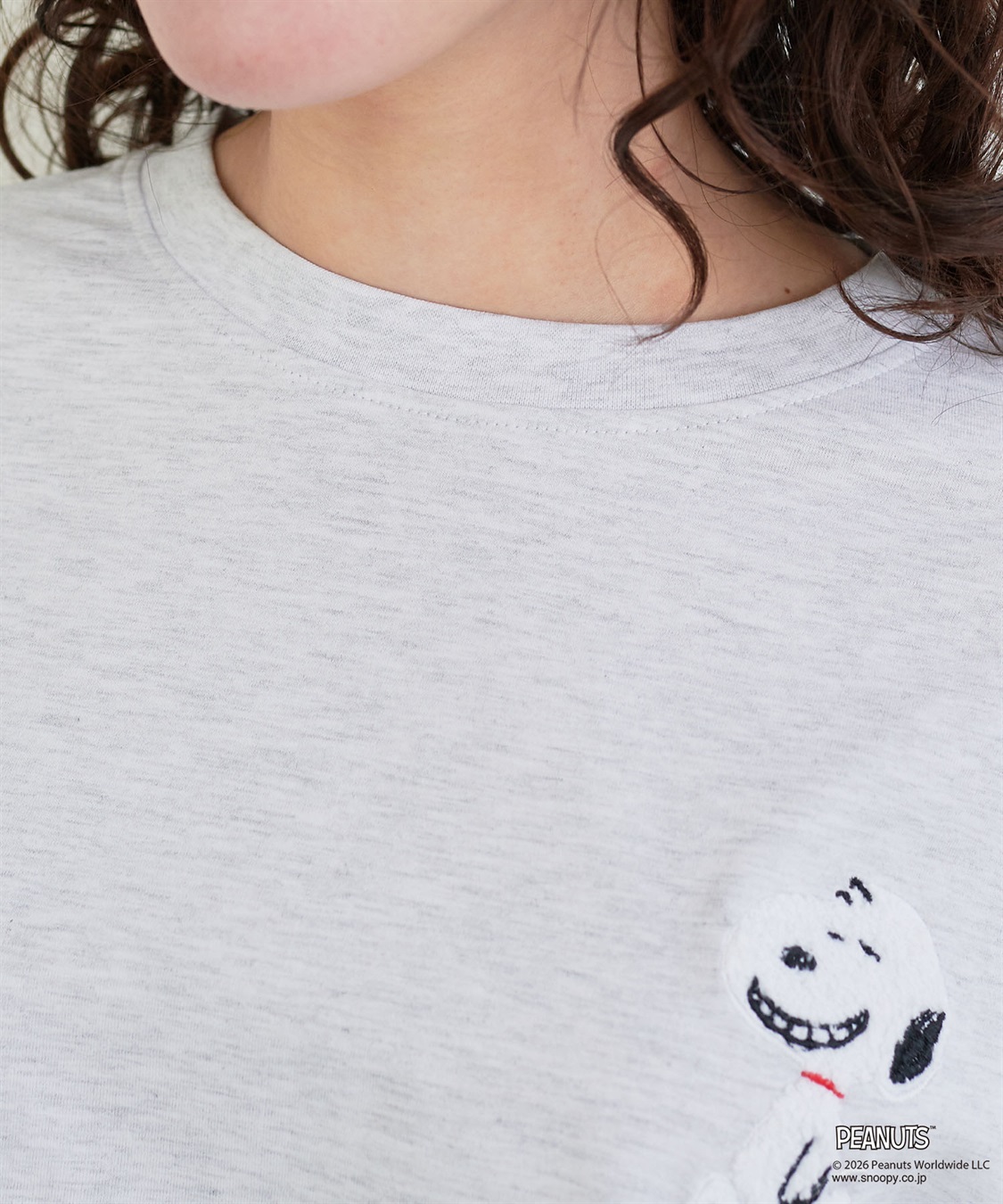 chara station 【PEANUTS/ピーナッツ】スヌーピー/SNOOPY サガラ刺繍ロンT◆別注◆_sub_17