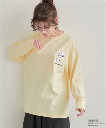 chara station 【PEANUTS/ピーナッツ】スヌーピー/SNOOPY サガラ刺繍ロンT◆別注◆_subthumb_24