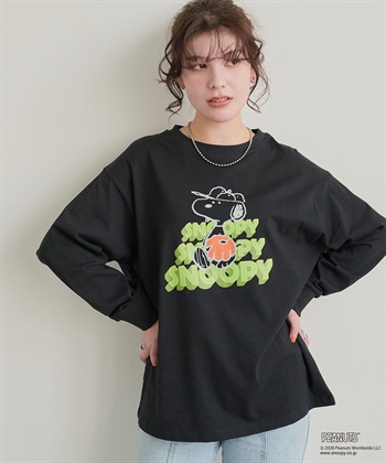 Life Style by cross marche 【PEANUTS/ピーナッツ】SNOOPY/スヌーピーベースボールロゴプリントロンT◆別注◆（2026SS）_subthumb_1