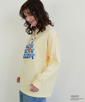 Life Style by cross marche 【PEANUTS/ピーナッツ】SNOOPY/スヌーピーベースボールロゴプリントロンT◆別注◆（2026SS）_subthumb_7