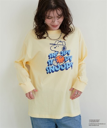 Life Style by cross marche 【PEANUTS/ピーナッツ】SNOOPY/スヌーピーベースボールロゴプリントロンT◆別注◆（2026SS）_subthumb_8
