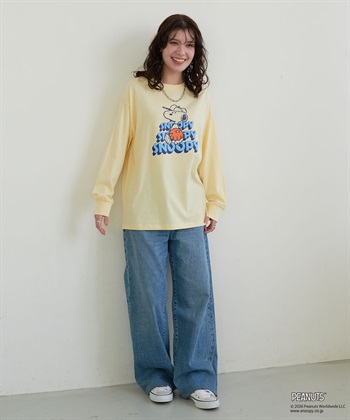 Life Style by cross marche 【PEANUTS/ピーナッツ】SNOOPY/スヌーピーベースボールロゴプリントロンT◆別注◆（2026SS）_subthumb_10