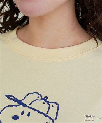 Life Style by cross marche 【PEANUTS/ピーナッツ】SNOOPY/スヌーピーベースボールロゴプリントロンT◆別注◆（2026SS）_subthumb_13