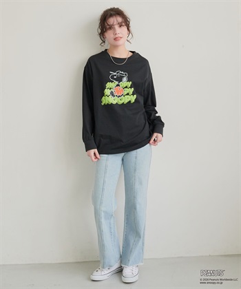 Life Style by cross marche 【PEANUTS/ピーナッツ】SNOOPY/スヌーピーベースボールロゴプリントロンT◆別注◆（2026SS）_subthumb_18