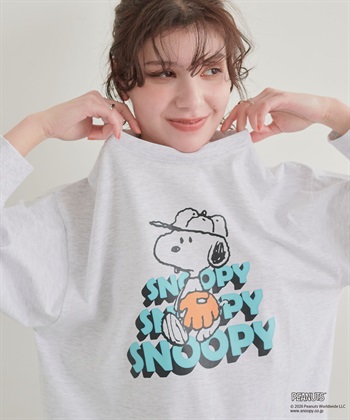 Life Style by cross marche 【PEANUTS/ピーナッツ】SNOOPY/スヌーピーベースボールロゴプリントロンT◆別注◆（2026SS）_subthumb_19