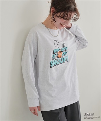 Life Style by cross marche 【PEANUTS/ピーナッツ】SNOOPY/スヌーピーベースボールロゴプリントロンT◆別注◆（2026SS）_subthumb_21