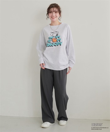 Life Style by cross marche 【PEANUTS/ピーナッツ】SNOOPY/スヌーピーベースボールロゴプリントロンT◆別注◆（2026SS）_subthumb_24