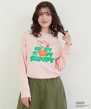 Life Style by cross marche 【PEANUTS/ピーナッツ】SNOOPY/スヌーピーベースボールロゴプリントロンT◆別注◆（2026SS）_subthumb_25