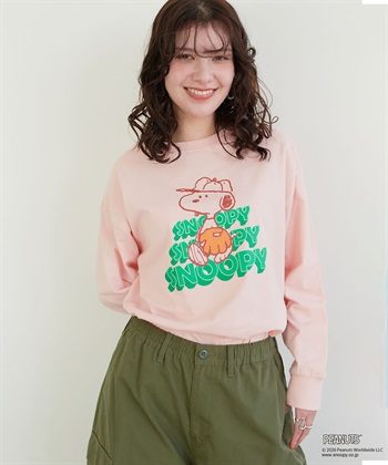 Life Style by cross marche 【PEANUTS/ピーナッツ】SNOOPY/スヌーピーベースボールロゴプリントロンT◆別注◆（2026SS）_subthumb_26