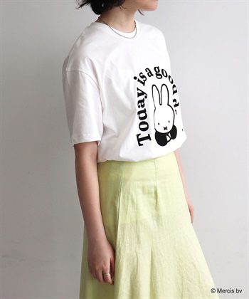 chara station 【miffy/ミッフィー】英字プリント半袖Tシャツ_subthumb_6