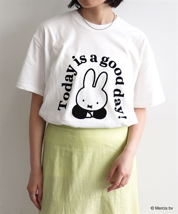 chara station 【miffy/ミッフィー】英字プリント半袖Tシャツ_subthumb_8