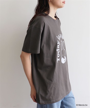 chara station 【miffy/ミッフィー】英字プリント半袖Tシャツ_subthumb_15