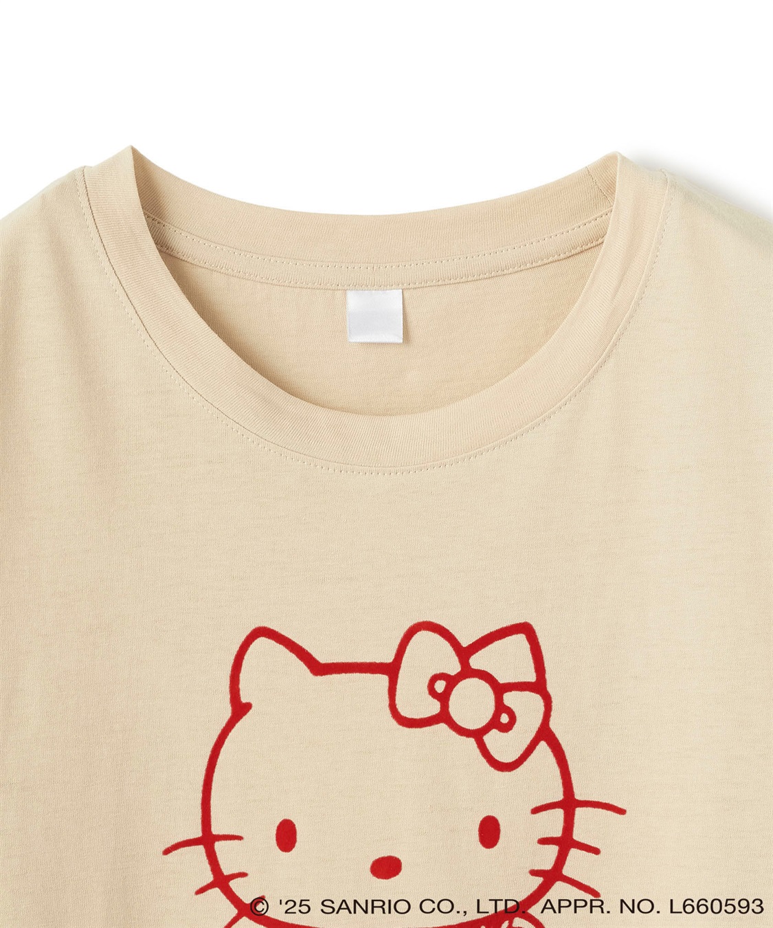 chara station 【sanrio characters】HELLO KITTY/ハローキティ フロッキープリント半袖Ｔシャツ《サンリオキャラクターズ》_sub_24