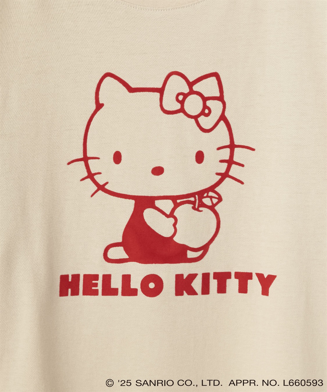 chara station 【sanrio characters】HELLO KITTY/ハローキティ フロッキープリント半袖Ｔシャツ《サンリオキャラクターズ》_sub_28