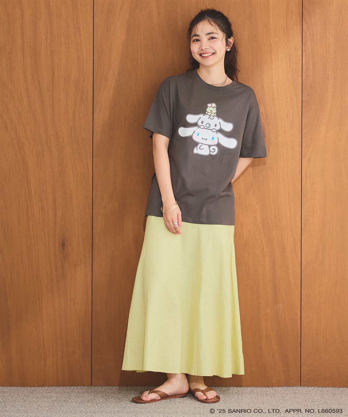 chara station 【sanrio characters】シナモロールプリント半袖Tシャツ《サンリオキャラクターズ》_sub_7
