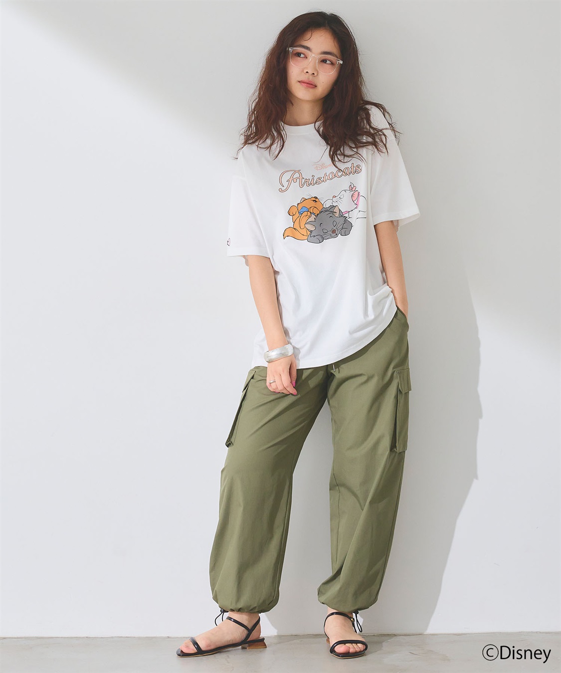 Life Style by cross marche 【Disney/ディズニー】おしゃれキャット・マリー＆ベルリオーズ＆トゥルーズ・プリント半袖Tシャツ（The Aristocats）_sub_8