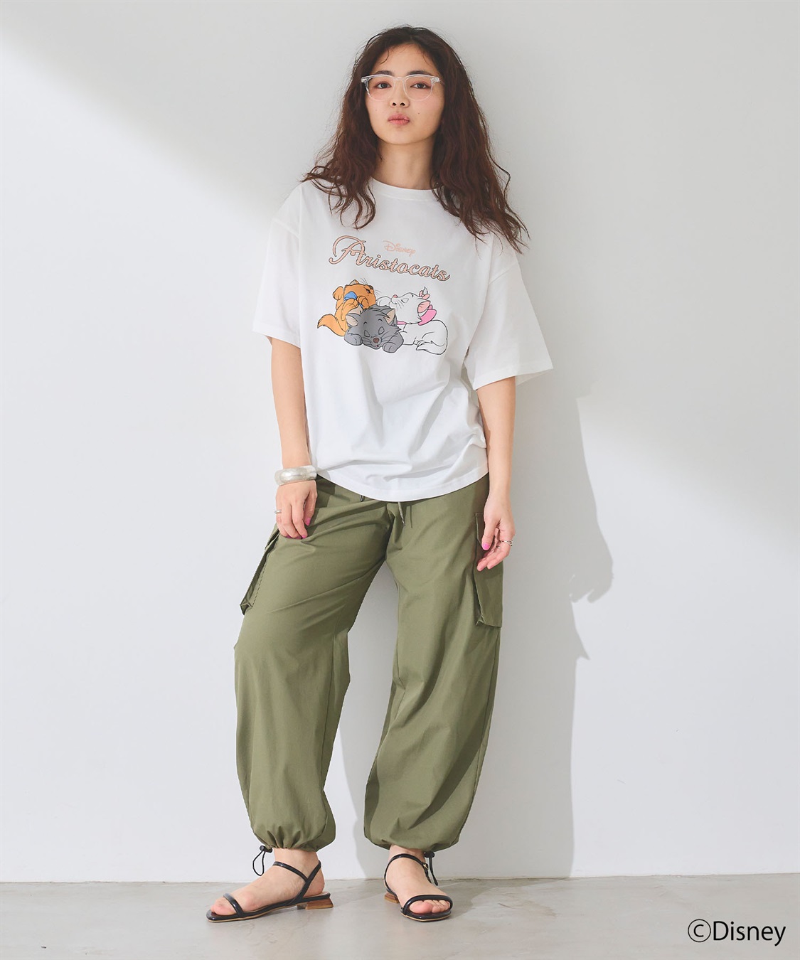Life Style by cross marche 【Disney/ディズニー】おしゃれキャット・マリー＆ベルリオーズ＆トゥルーズ・プリント半袖Tシャツ（The Aristocats）_sub_10
