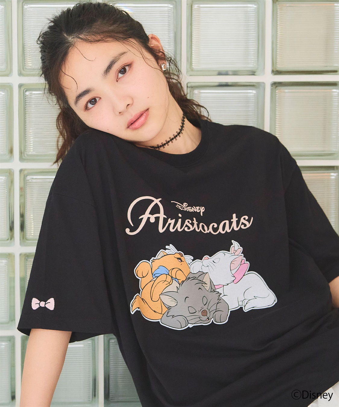 Life Style by cross marche 【Disney/ディズニー】おしゃれキャット・マリー＆ベルリオーズ＆トゥルーズ・プリント半袖Tシャツ（The Aristocats）_sub_12