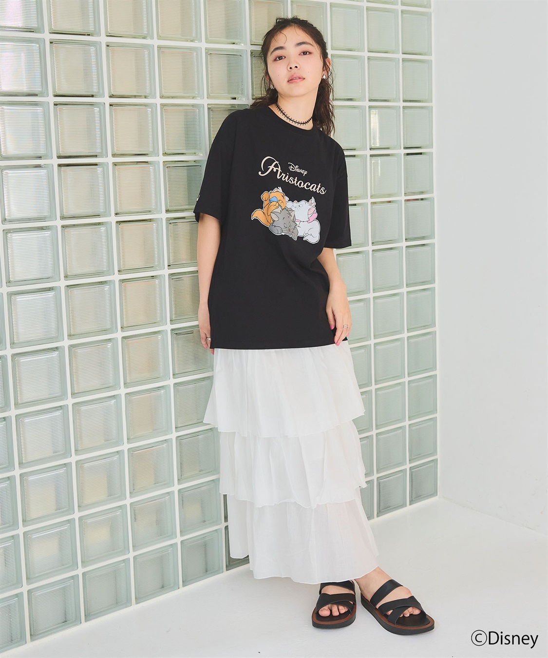 Life Style by cross marche 【Disney/ディズニー】おしゃれキャット・マリー＆ベルリオーズ＆トゥルーズ・プリント半袖Tシャツ（The Aristocats）_sub_16