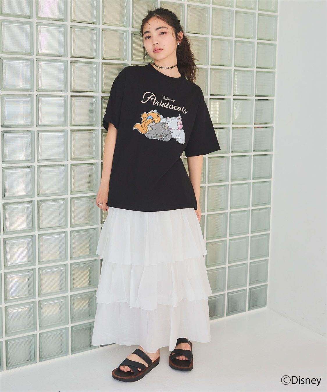 Life Style by cross marche 【Disney/ディズニー】おしゃれキャット・マリー＆ベルリオーズ＆トゥルーズ・プリント半袖Tシャツ（The Aristocats）_sub_17