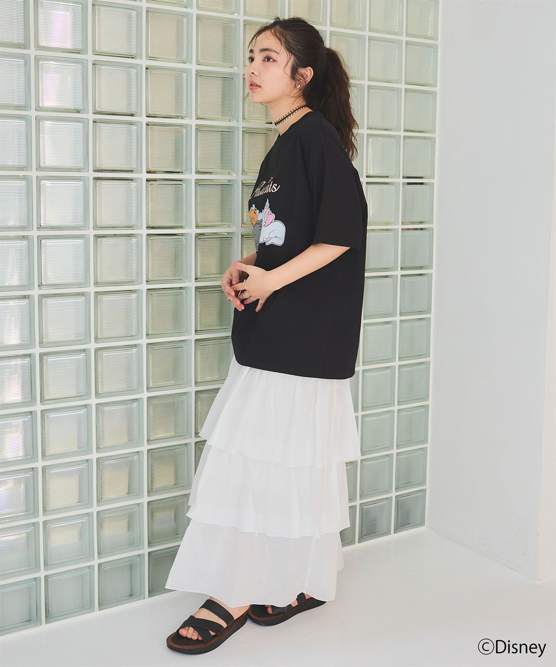 Life Style by cross marche 【Disney/ディズニー】おしゃれキャット・マリー＆ベルリオーズ＆トゥルーズ・プリント半袖Tシャツ（The Aristocats）_sub_19