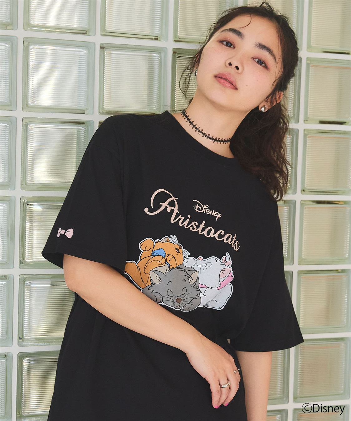 Life Style by cross marche 【Disney/ディズニー】おしゃれキャット・マリー＆ベルリオーズ＆トゥルーズ・プリント半袖Tシャツ（The Aristocats）_sub_20