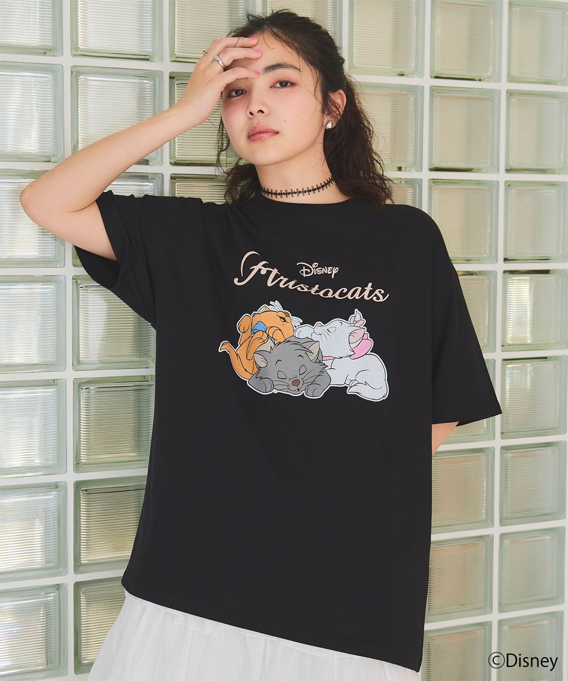 Life Style by cross marche 【Disney/ディズニー】おしゃれキャット・マリー＆ベルリオーズ＆トゥルーズ・プリント半袖Tシャツ（The Aristocats）_sub_21