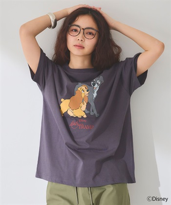 chara station 【Disney/ディズニー】わんわん物語レディ＆トランプ半袖プリントTシャツ/LADY and the TRAMP_subthumb_8