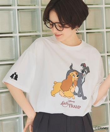 chara station 【Disney/ディズニー】わんわん物語レディ＆トランプ半袖プリントTシャツ/LADY and the TRAMP_subthumb_15