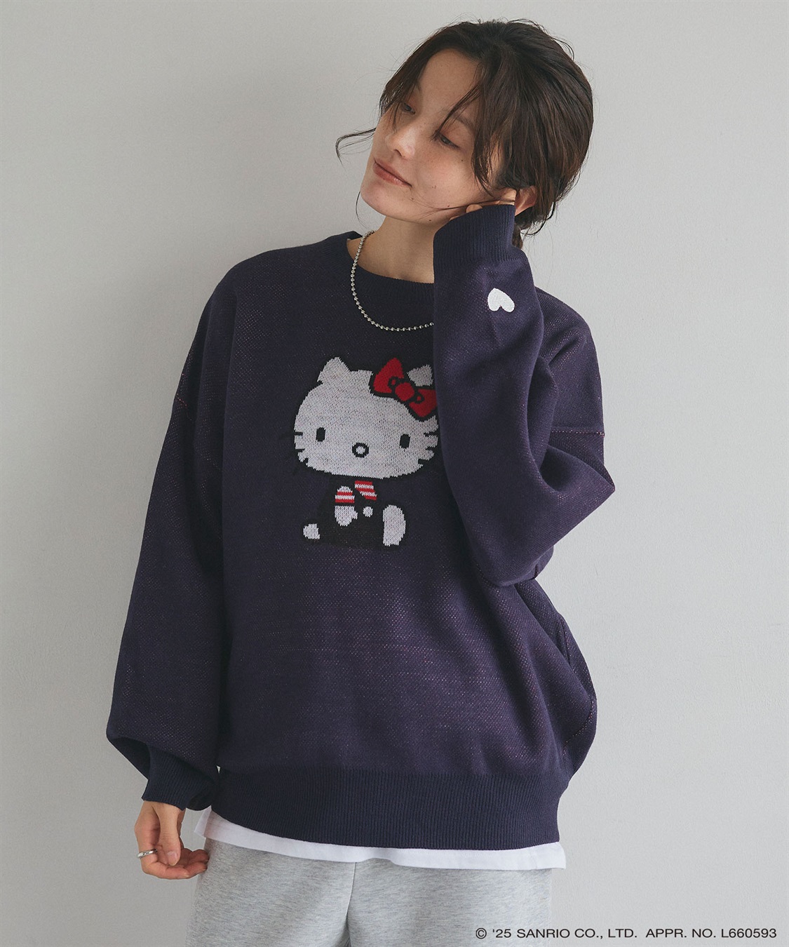 chara station 【sanrio characters】HELLO KITTY/ハローキティジャガードニット/クラシック/レトロ《サンリオキャラクターズ》_sub_18