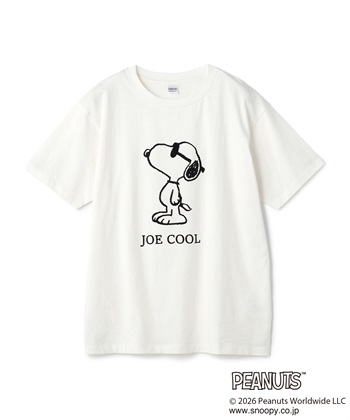 chara station 【PEANUTS/ピーナッツ】SNOOPY/スヌーピー「JOE COOL」フロッキープリントTシャツ_subthumb_22