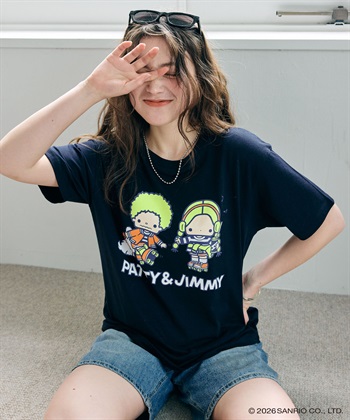 chara station 【sanrio characters】パティ＆ジミープリント半袖Tシャツ《サンリオキャラクターズ》_subthumb_4
